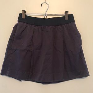 J. Crew Navy Blue Cotton Nico Mini Skirt